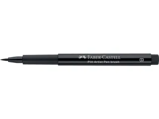 tekenstift Faber Castell Pitt Artist Pen Brush 199 zwart - 3