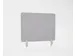Akoestisch PET-vilt scheidingsscherm bureau lichtgrijs 60x75cm