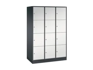 grootvolume-lockersysteem,RAL 7021/RAL 7035,HxBxD 1950x1220x600mm - 2