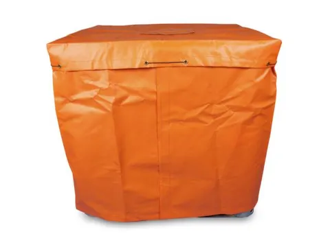 afdekkap,v. verwarmingsmantel,v. IBC,PVC,oranje,Waterdicht