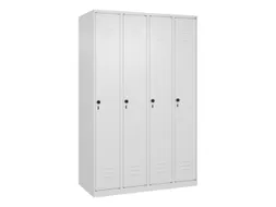 locker voor scheiding van kleding,HxBxD 1850x1200x500mm,4vak