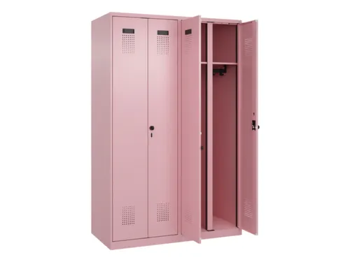 locker voor scheiding van kleding,HxBxD 1850x1200x500mm,4vak