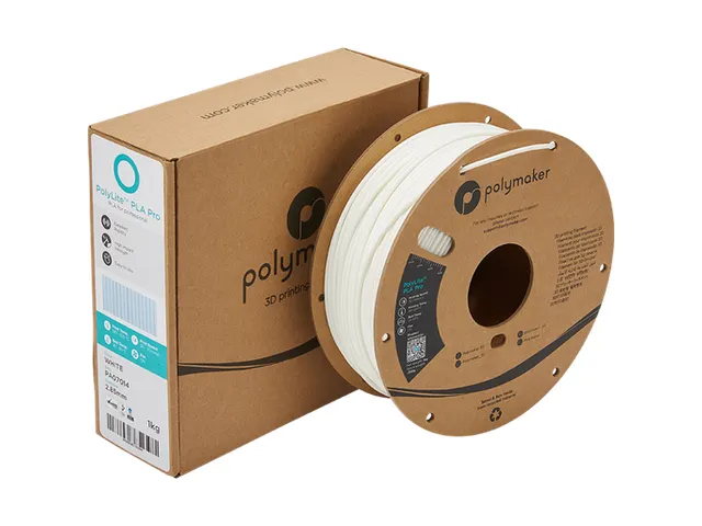 PLA PRO 1,75mm Wit 1kg PolyLite 3D Filament