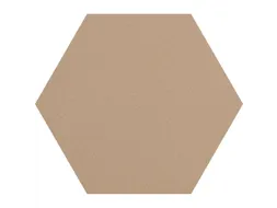 Prikbord Zeshoek Bruin Kleur 2186 Bulletin Paneel Ø 60cm frameloos