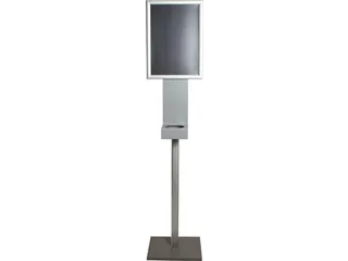 Desinfectiezuil 150 cm clicklijst A3 - 3