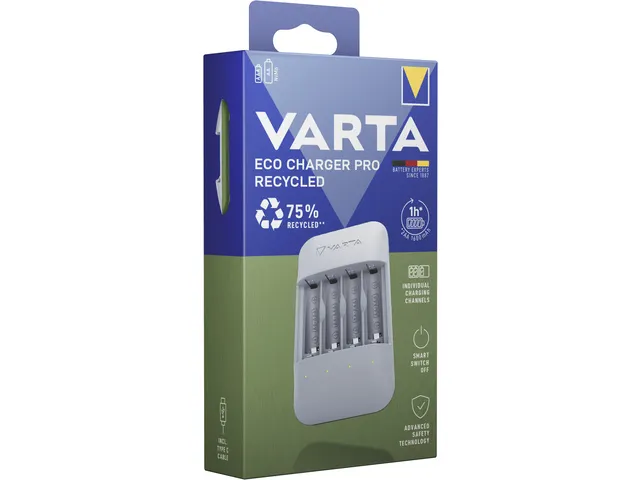Batterijlader Varta voor 4 AA/AAA batterijen