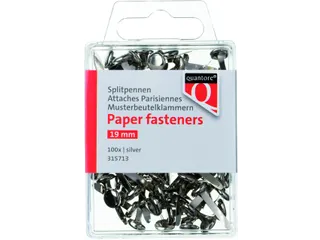 Splitpen Quantore blister 19mm zilver - 1