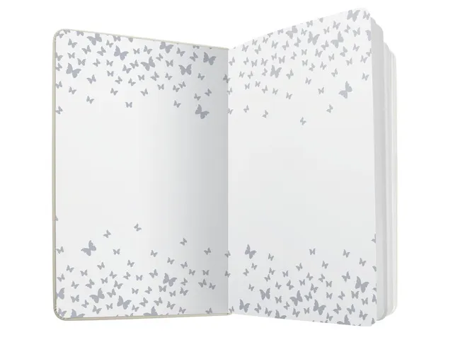 Carnet Jolie Butterfly Confetti Lime Hardcover 203x135x16 mm