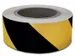 Ruban de signalisation, ft 50 mm x 60 m, noir/jaune
