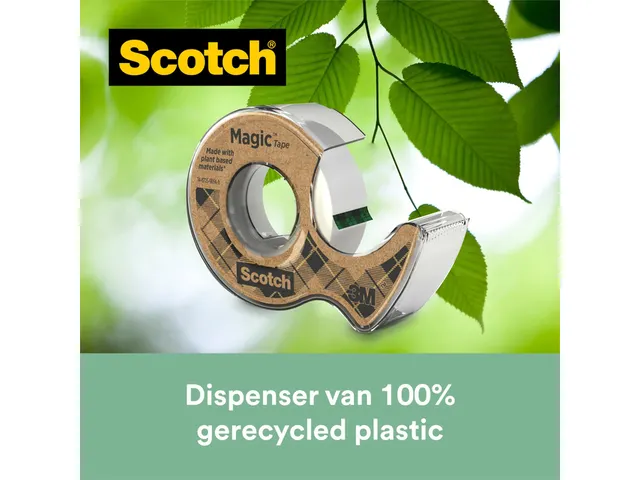 Ruban adhésif Scotch Magic 919 19mmx20m transparent avec dévidoir re