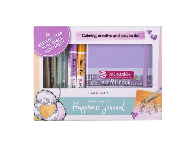 Happiness Journal Set Royal Talens 8-delig