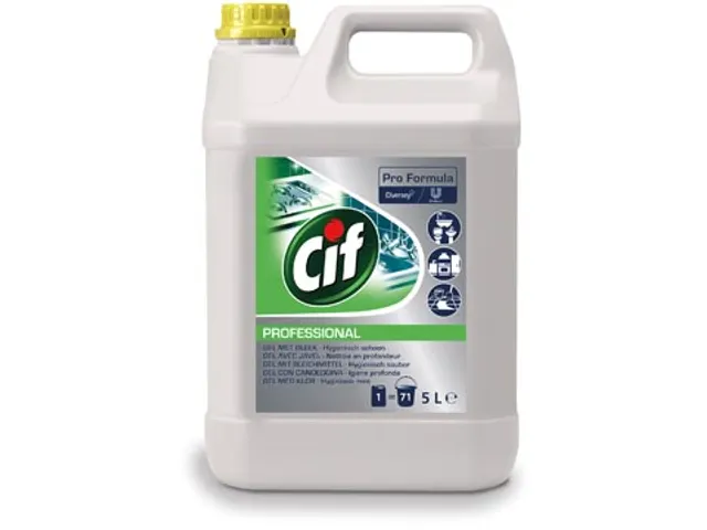 Professional détergent universel avec javel, bouteille de 5 l