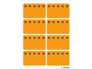 Etiket Herma 3774 26x40mm Diepvries Oranje 48 stuks - 4