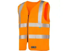Sioen Bertrix fluohesje, fluo oranje/marineblauw, maat L, per stuk