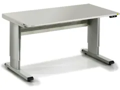 Werktafel Esd Staalbuis 700-1100x1800x800mm Hoogte Verstelbaar