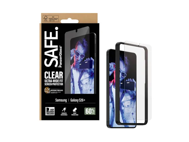 PanzerGlass SAFE. by Screen Protector Samsung Galaxy S26+ | Ultra-W