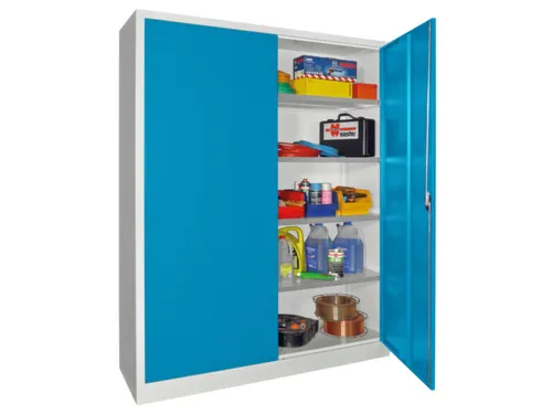 grootvolumekast met openslaande deuren,RAL7035,front RAL5012