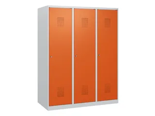 schoollocker,HxBxD 1530x1200x500mm,3vak,vak B 400mm,cil.-slot - 2