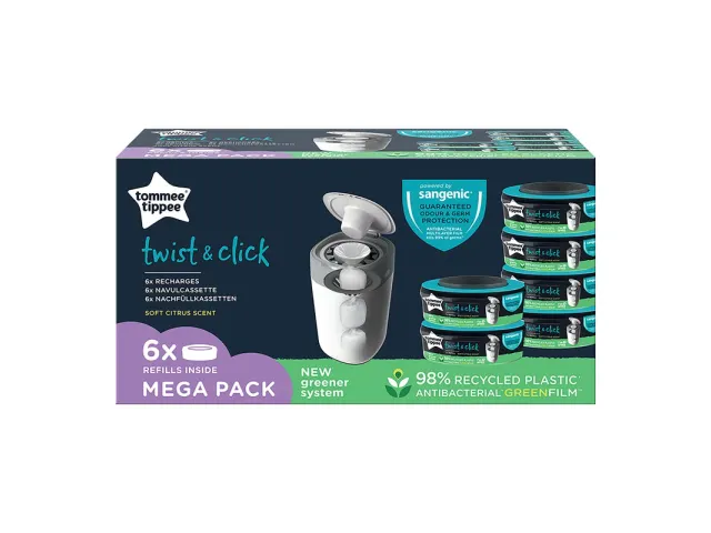 Navulcassettes voor Twist & Click Luieremmer