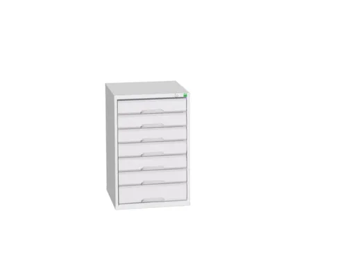 ladekast HxBxD 800x525x550mm 7laden romp RAL7035 front RAL7035