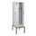 locker met bank,voor scheiding van kleding,HxBxD 2120x600x815mm,2vak