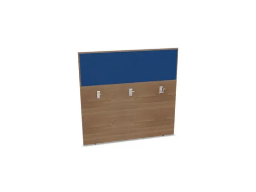 baliepaneel,v. bureau,aanbouw achter,B 1200mm,NT-cherry,BN6016-blauw