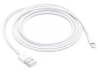 kabel, Lightning (8-pin) naar USB-A, 2 m, wit