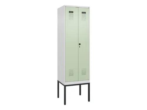 PBM-locker,HxBxD 2120x600x500mm,2vak,vak B 300mm,draaigrendel
