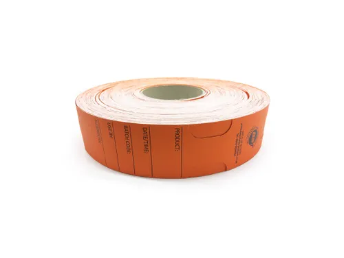 BST Detecteerbare Loop Tags hittebestendig 48x279mm Oranje 500 stuks