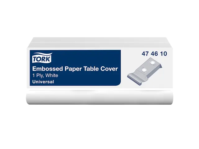 Tork 474610 Damast Tafelrol Wit Doos 3 Rollen