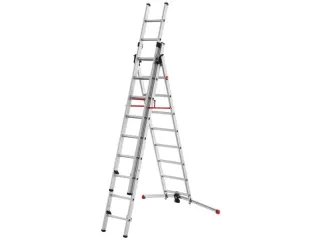 multifunctionele telescoopladder,2x9/1x8,sporten,balk L 5,62m - 1