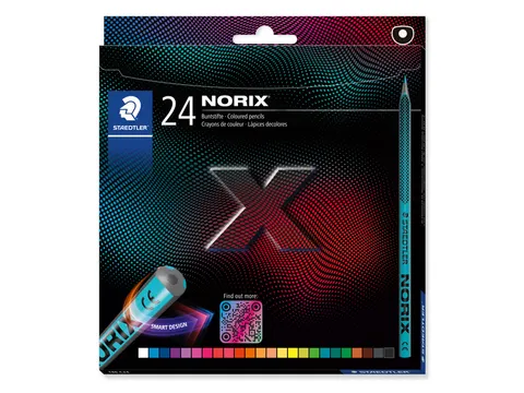 Staedtler NORIX-kleurpotloden Smart Design set 24 kleuren