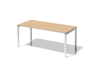 In hoogte verstelbaar bureau,HxBxD 650-850x1800x800mm,blad esdoorn - 1