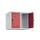 opzetkast,v. locker,2vak.,vak B 300mm,HxBxD 500x600x500mm,draaigrendel