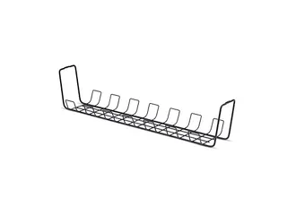 Kabelmanagement Tray voor onder bureau, 61,5cm Zwart - 1