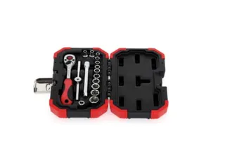 GEDORE R49003016 Dopsleutelset 1/4 inch 4-13mm 16stuks - 1