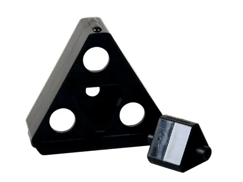 Plakbandhouderkern KW-trio voor 33m en 66m zwart