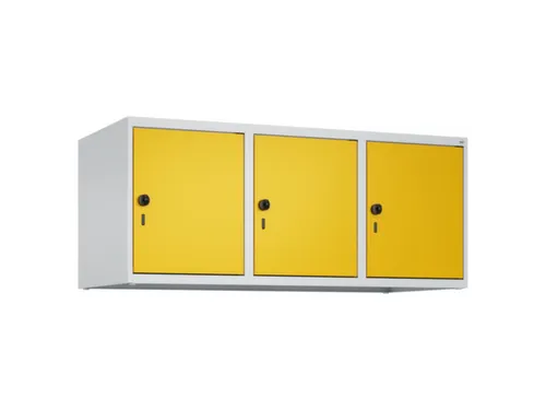 opzetkast,v. locker,3vak.,vak B 400mm,HxBxD 500x1200x500mm