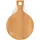Snijplank Creativ Company rond Ø 17cm, lengte 24cm bamboe