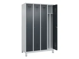 locker voor scheiding van kleding,HxBxD 1950x1200x500mm,4vak