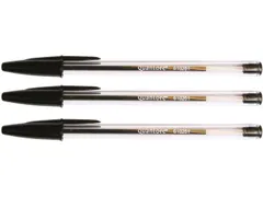 Balpen Quantore Stick zwart medium