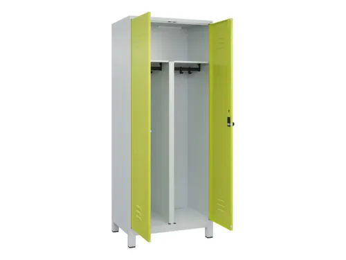 PBM-locker,HxBxD 1950x800x500mm,2vak,vak B 400mm,draaigrendel