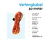 Verlengkabel BRASQ 30m oranje