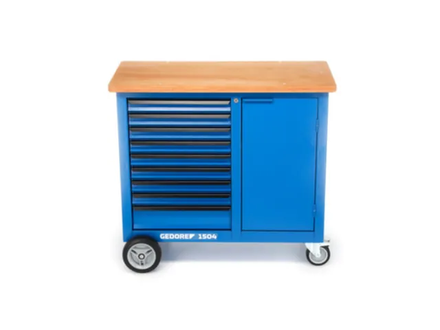 GEDORE 1504 0810 Mobiele werkbank met 9laden