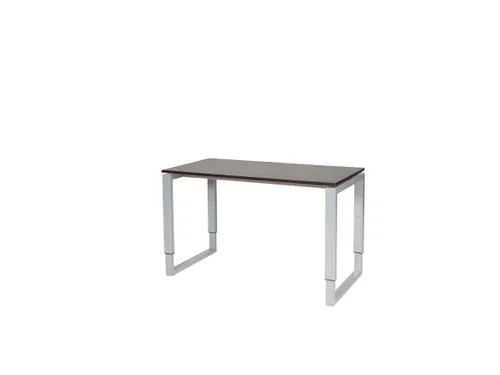 Domino Plus Bureau Hoogte Verstelbaar 1200x600mm Logan Eiken Alu