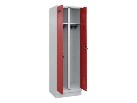 locker voor scheiding van kleding,HxBxD 1950x600x500mm,2vak