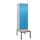 PBM-locker met bank,HxBxD 2120x600x815mm,2vak,vak B 300mm,cil.-slot