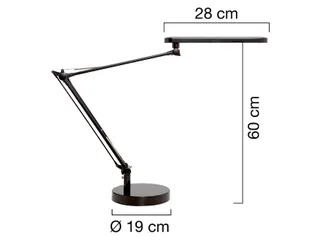 Bureaulamp Unilux Mamboled Zwart - 2