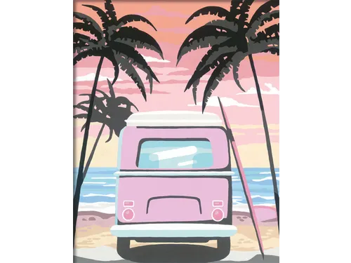 Schilderen op nummers CreArt Beach life