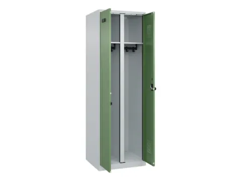 locker voor scheiding van kleding,HxBxD 1850x600x500mm,2vak